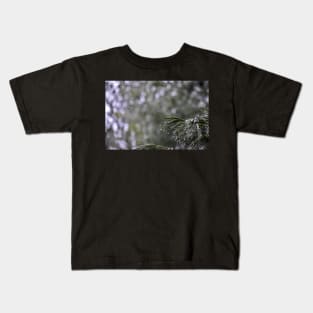 Pine Branch Border Kids T-Shirt